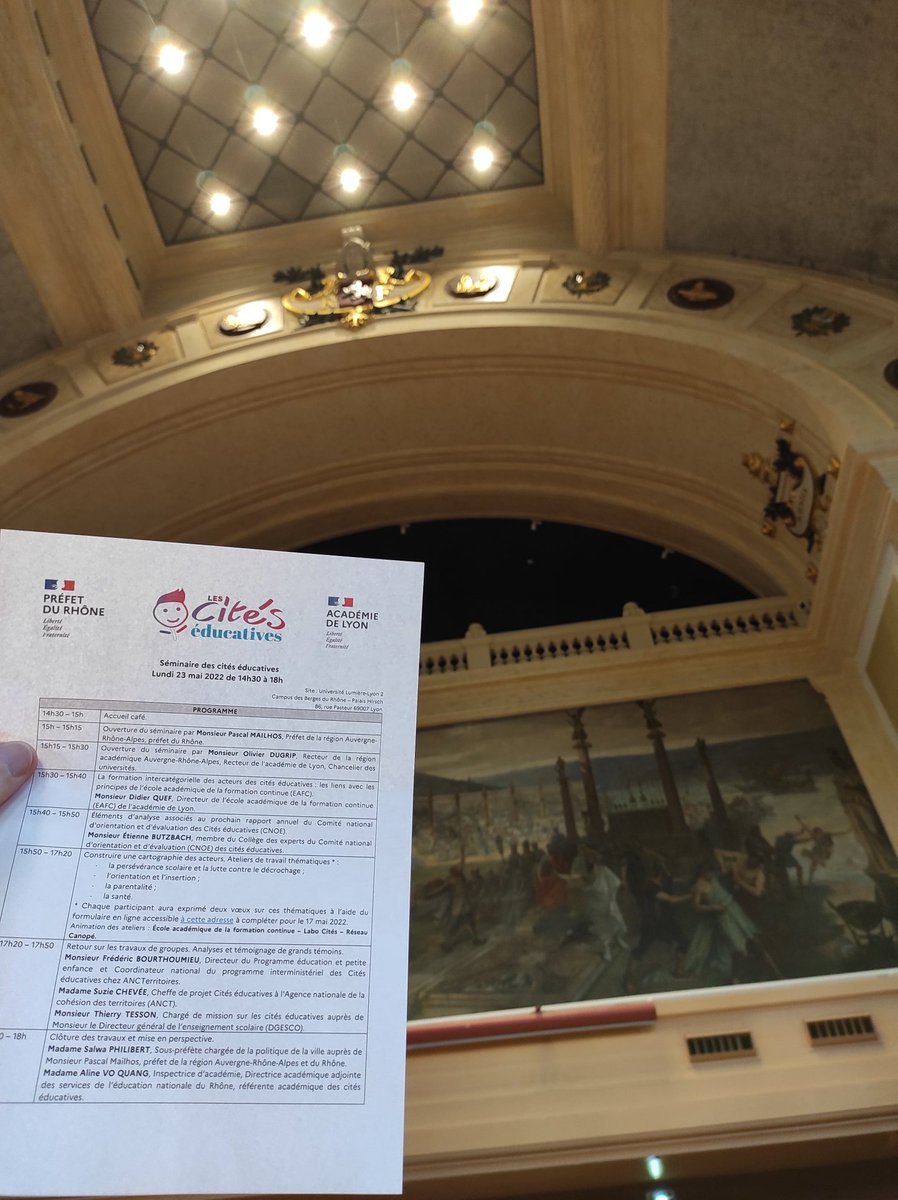 CiteVaulx's tweet photo. @CiteVaulx très heureuse d'avoir participé au 1er séminaire interministériel de @academielyon @prefetrhone #anct. Un pas de plus vers des coopérations éducatives renforcées pour la persévérance scolaire, l'orientation, l'insertion, la parentalité et la santé de nos jeunes. Merci! https://t.co/sZ3Mafd5qI
