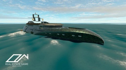 realestategame_'s tweet photo. Big things in store 🛥 

Who’s ready to own a VR yacht in the #Metaverse? https://t.co/wwd1R5o9il