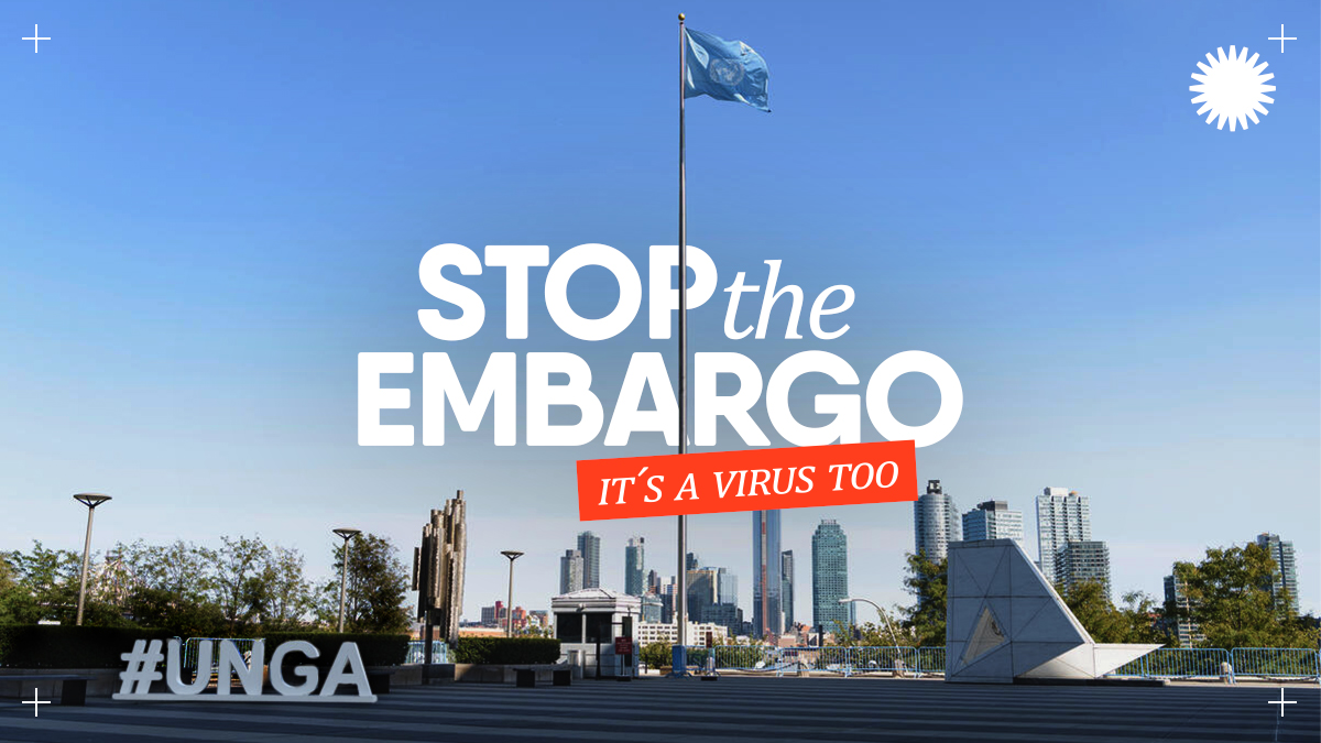 El levantamiento del bloqueo sería coherente con el reclamo de la casi totalidad de la comunidad internacional, que ha votado en Naciones Unidas por la eliminación de esta inhumana política. 

#EliminaElBloqueo
#60DeResistencia