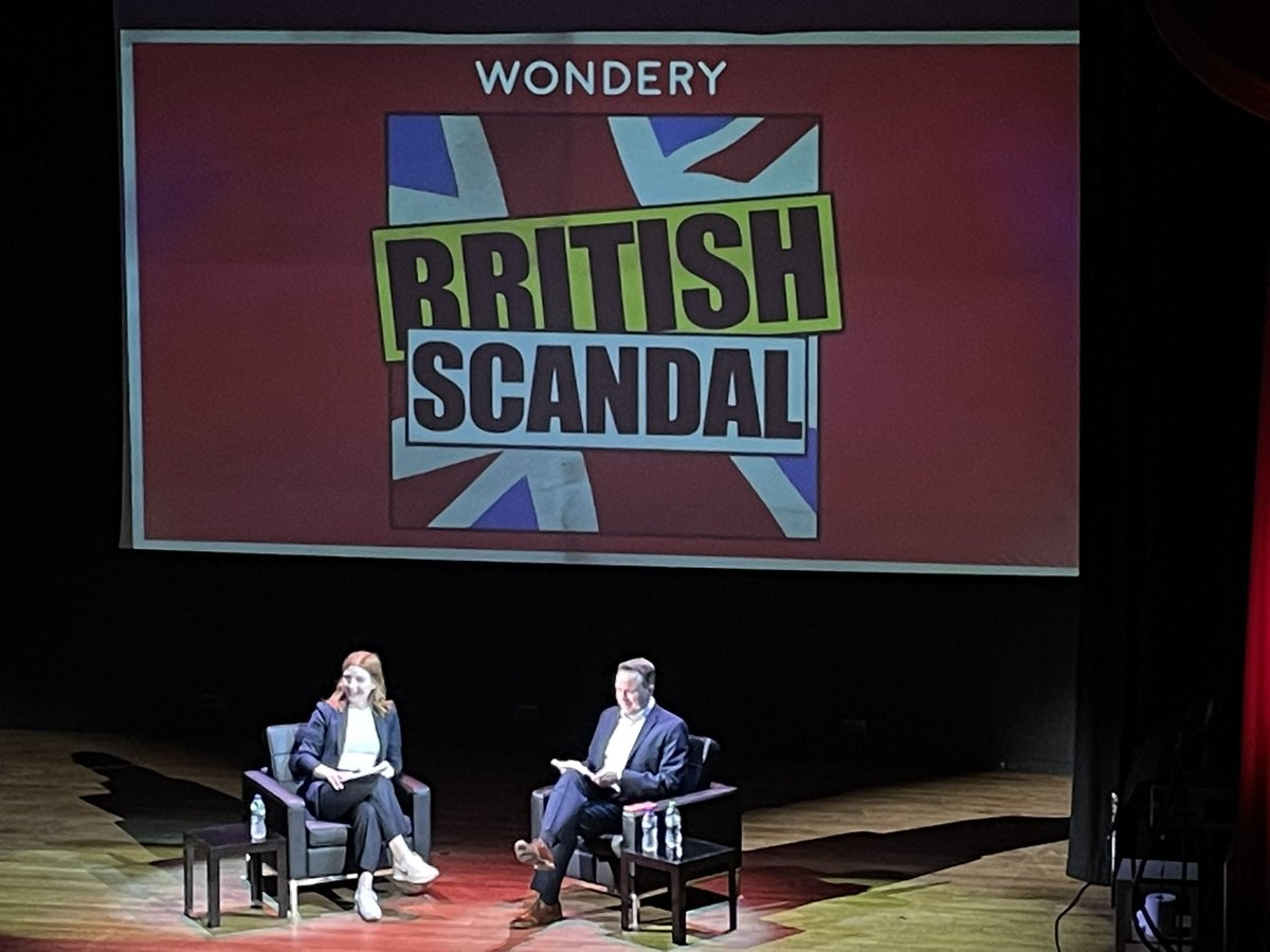 syncboxpost's tweet photo. @Alicelevine @mattforde Loving the first live show  of #britishscandal #wondery https://t.co/7rKDEihPA9
