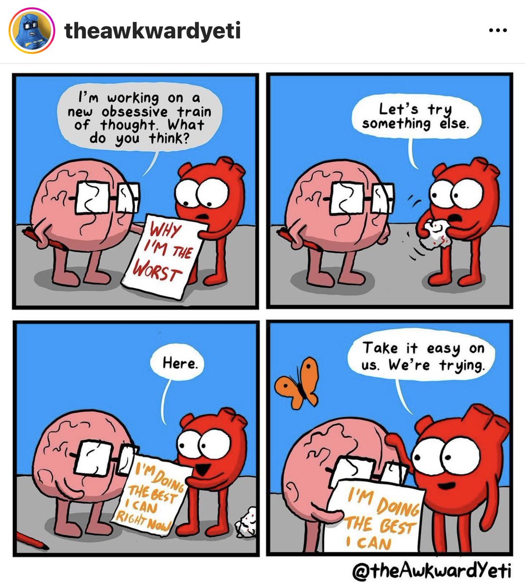 jedipadmaster's tweet photo. I want to say thank you to @awkwardyetipost for wrinkling my brain and making me smile. #awkwardyeti https://t.co/cXTshwsAOG
