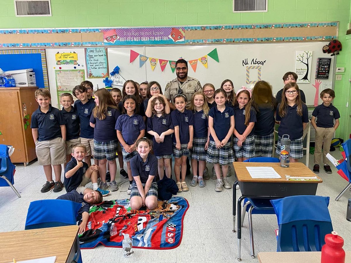 Gratitude, graduations &amp; a great school year to celebrate! Our SROs are rounding out the last few bittersweet days of the semester with all their favorite students! 🍎💚