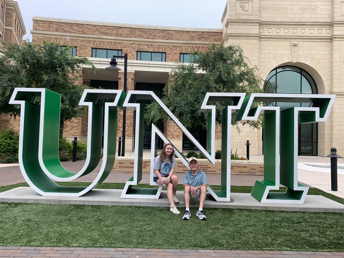 On a campus visit for Katelyn at my alma mater…UNT.  We had so much fun!  She even let me show her the schools where I student taught.  A long-time friend from Schulze is now the principal of one of them—Ginnings Elementary, so we stopped in to say hello!   <a href="/ClaudiaBolivian/">Dr. Claudia Calvo-Montes</a>