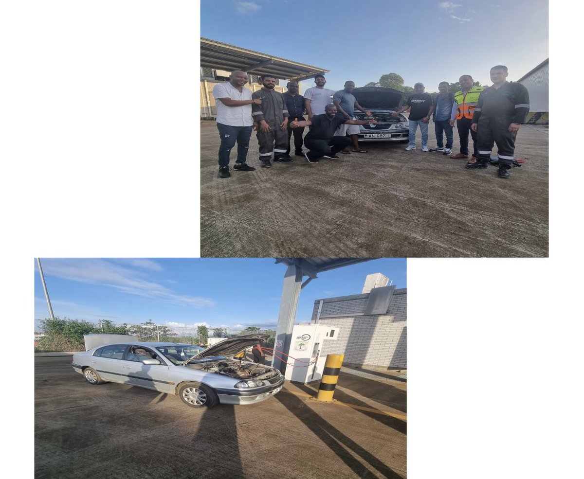 “Despega el CNG” En marco de la colaboración entre el Ministerio de Minas e Hidrocarburos de G.E. y la empresa TAQA Arabia, se ha puesto en marcha con éxito los primeros 5 vehículos para funcionar con gas natural comprimido en Guinea Ecuatorial <a href="/TAQAGroup/">TAQA</a> <a href="/egmmh/">MHDM</a> #investinegenergy