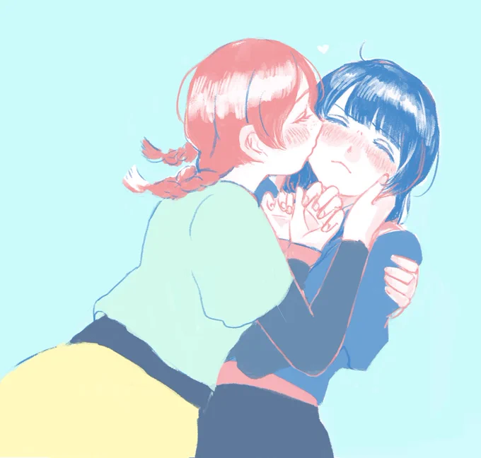 意外とあった けどぇまからほっぺに…という似たような構図ばかりでてきて無の顔をしています ぇま、まいにちのルーティンみたいなのりでチュゥしてくれ 