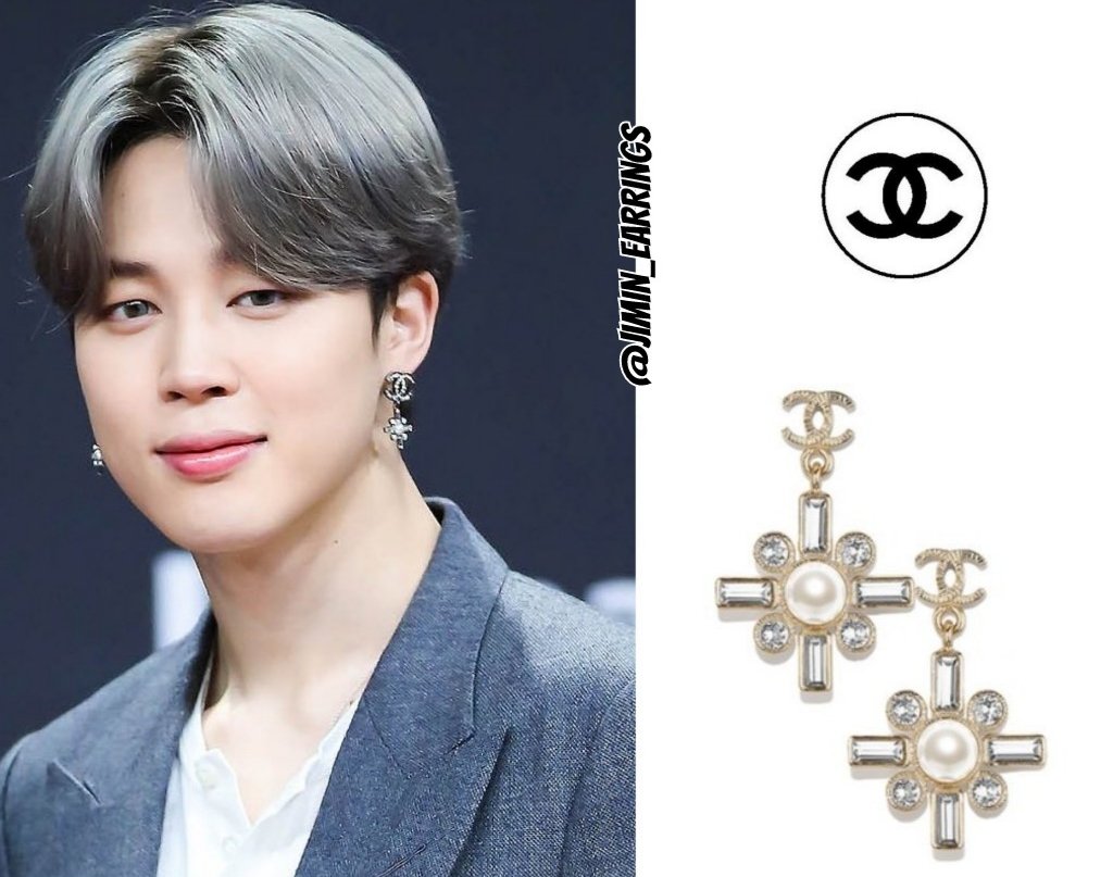 BTS Jimin Style Chain Earrings – kheartshop