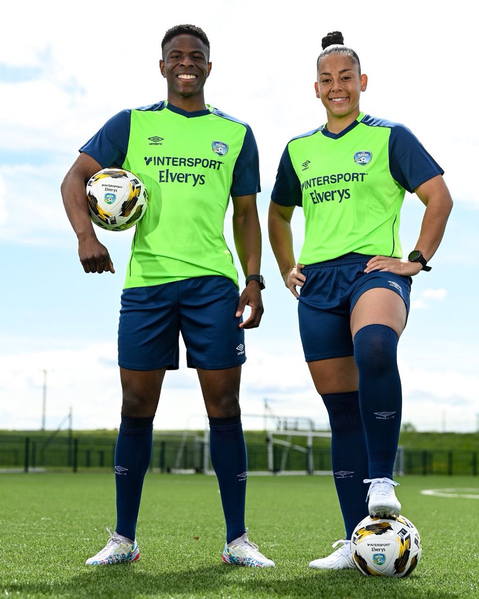 Great to be at the launch of the @Elverys FAI Summer Soccer Schools today 🙌 It's a brilliant programme with young kids across the country and great to launch it with @RiannaJarrett for 2022 👏 #COYBIG | #COYGIG | #WeAreOne