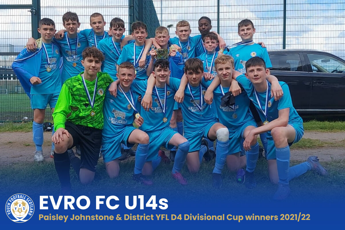 YFS (@yfst) on Twitter photo ๐๐๐๐ ๐ฃ๐๐ข๐ก๐ฆ ๐
Congratulations to <a href="/evro_youth/">Evro Football Youth Academy</a> U14s, Paisley Johnstone & District YFL D4 Divisional Cup winners 2021/22!
โก๏ธ More coverage to follow from the final. Get an alert when it goes live: yfsmedia.net/camerasatyourgโฆ ๐๐๐๐ ๐ฃ๐๐ข๐ก๐ฆ ๐
Congratulations to <a href="/evro_youth/">Evro Football Youth Academy</a> U14s, Paisley Johnstone & District YFL D4 Divisional Cup winners 2021/22!
โก๏ธ More coverage to follow from the final. Get an alert when it goes live: yfsmedia.net/camerasatyourgโฆ