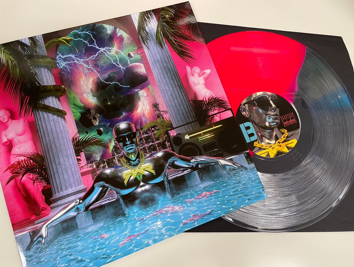 TimeSlaveRec's tweet photo. The Digital Life of Xanye Quest by @robtswthrayguns - Out now on neon pink wax with transparent half/half effect wax.
- Strictly limited to 200 copies
- in stock and shipping immediately
https://t.co/oQT9A8pB3g
#robotswithrayguns https://t.co/19URx6TSvz