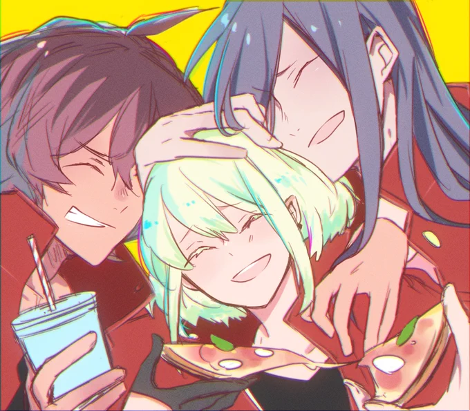 May they be happy forever🔥🔥🔥

#プロメア3rd 