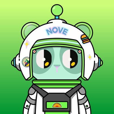 Nove_NFT's tweet photo. Space Panda to the moon! 🚀 🌙 

We are going to release more information about Nove and our founders soon! 

Help us retweet and tag your friends so we can continue to grow our community. 

#NewProfilePic https://t.co/pBQ6UTQqCF