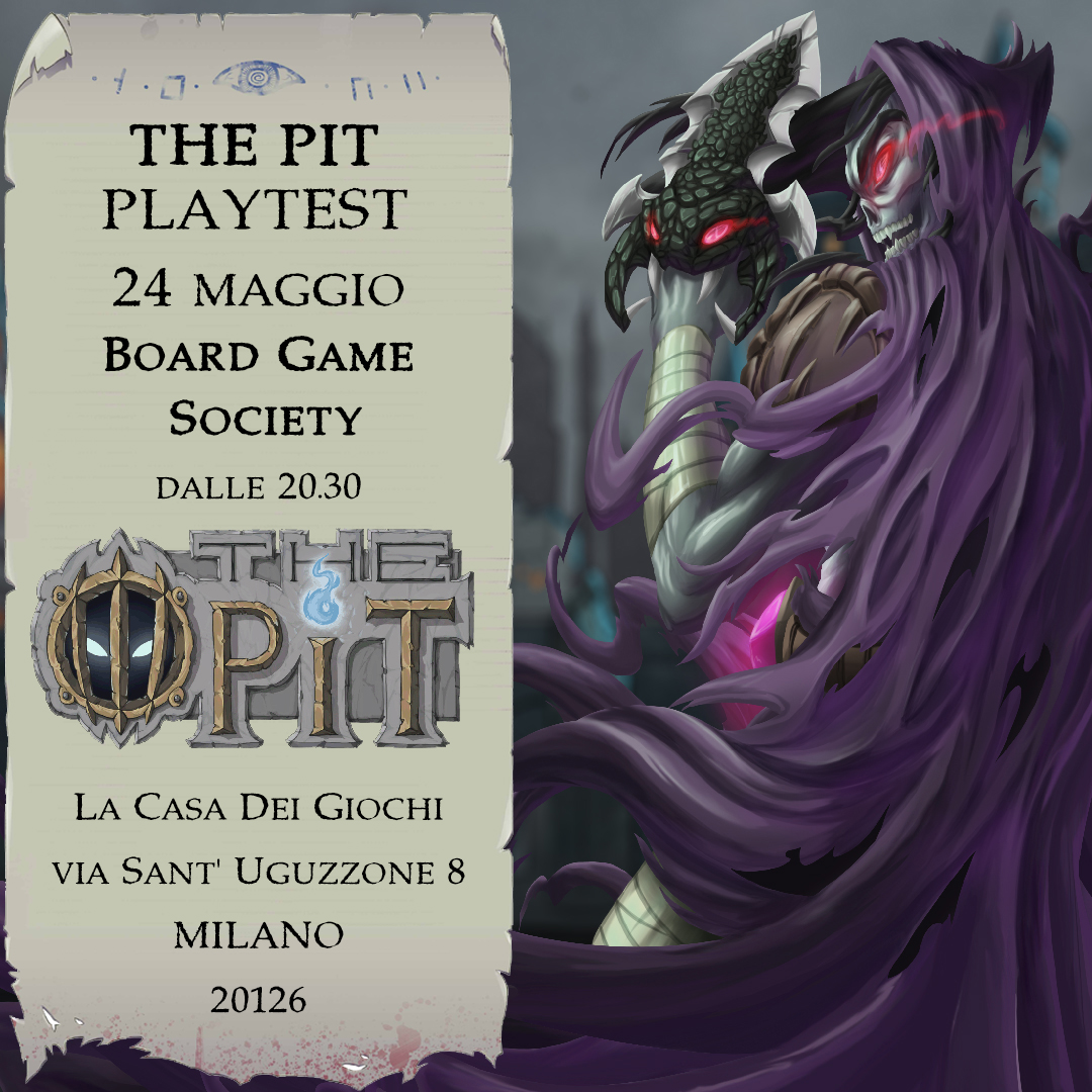 CorporationDodo's tweet photo. Tomorrow evening from 20.30 we will be present at Board Game Society in Milano!

If you are in the area and want to bring the power of THE PIT come and visit us!

The Pit is calling! https://t.co/jYwV2yV36z