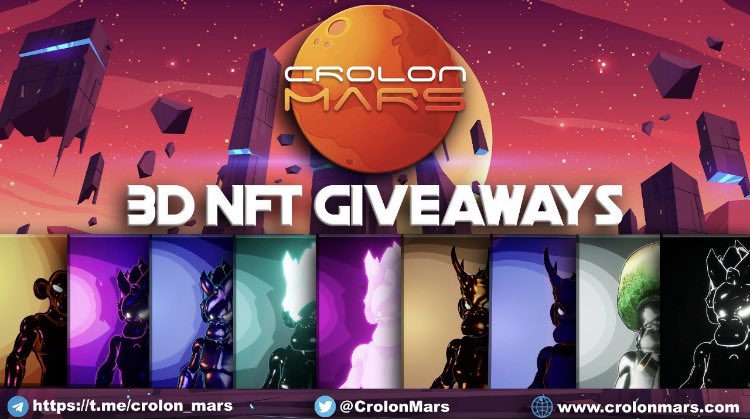 CRO_on_MARS's tweet photo. DON’T FORGET TO JOIN OUR NIGHTLY 8:00pm UTC VOICE CHAT FOR A RANDOM CHANCE TO WIN AN AMAZING NFT BY @Rasta_StudioNFT! THESE ARE 1 of 1 EXCLUSIVE #CROLONMARS NFT’s AND YOU COULD OWN ONE OF THE THE VERY FIRST ONE’S
Telegram: https://t.co/DFD8HDkuhW https://t.co/ABYKSfLvP6