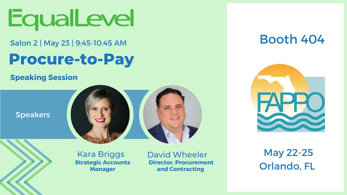EqualLevel's tweet image. Join us at the @FAPPO_Inc Annual Conference. Visit booth 404 or drop by our speaking session with Orange County Public Schools to learn 

#EqualLevel #fappo