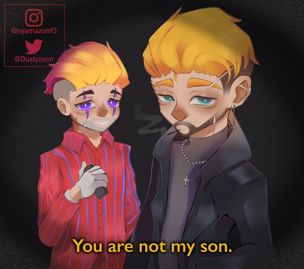 Dustyzonn's tweet photo. - You are not my son.
@auronplay #Conway #GustaboGarcia #Pogo #ToniGambino https://t.co/T4ln9X9IYj
