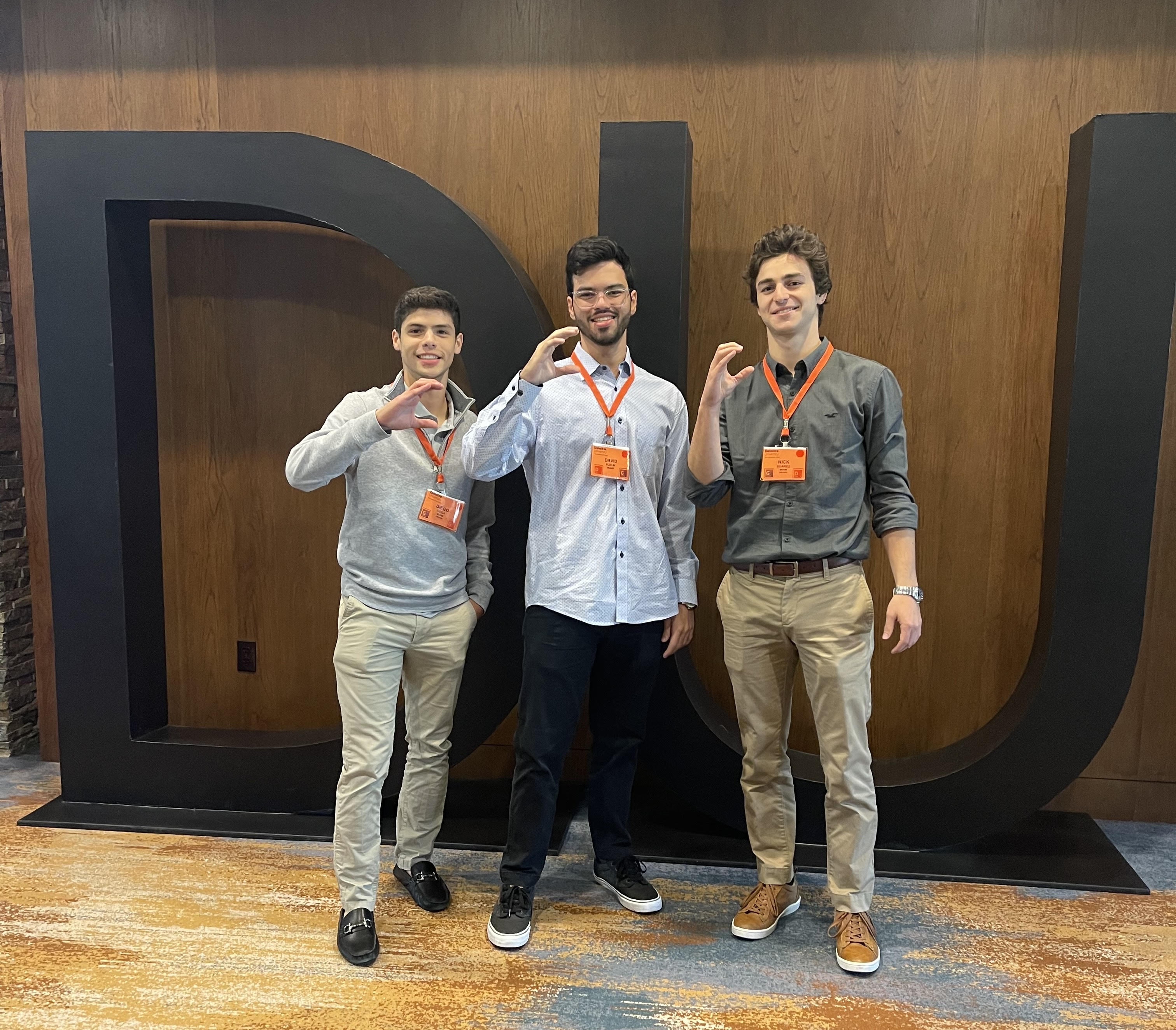 Conform Walter Cunningham meditativ Columbus High School on Twitter: "Diego Vega '19, David Hjelm '19, and Nick  Suarez '19 showing their #CPride while at Deloitte's National Leadership  Conference at Deloitte University in Dallas, Texas. #Adelante  https://t.co/Vvv2TMzOvX" /