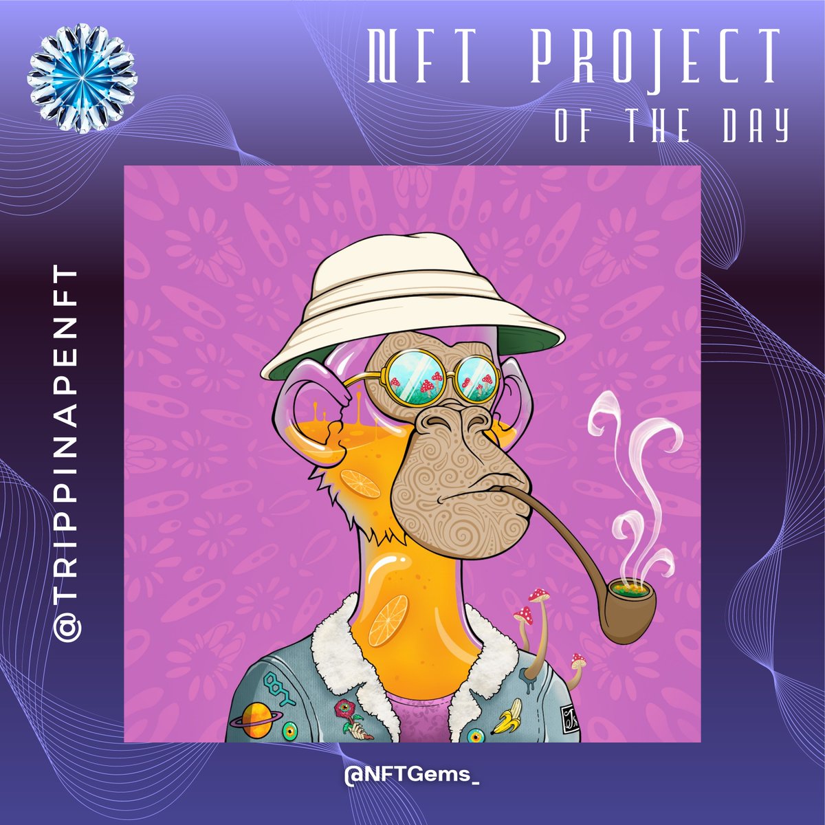 NFTGems_'s tweet photo. Why @trippinapes?

• 300K Twitter Follower 👥
• 320K Discord Members 📣
• Highly Engaged Twitter Page 🗣️
• Lots of Hype Surrounding this Project 💯

#NFTCommunity  #DYOR https://t.co/D4zKjarQDd
