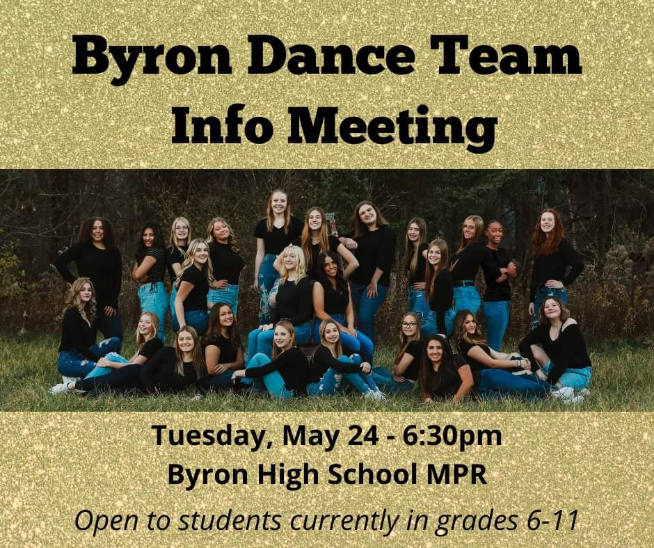 BDanceT's tweet photo. Come learn about joining our team! 🖤💛 @ByronActivities @ByronBears https://t.co/ey3nCk2ll7