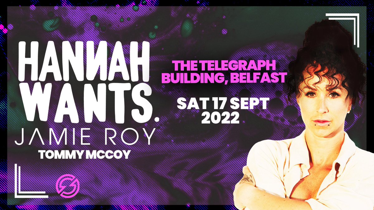 ◎ 𝗝𝗨𝗦𝗧 𝗔𝗡𝗡𝗢𝗨𝗡𝗖𝗘𝗗 | Sat 17 Sept ◎ HANNAH WANTS Jamie Roy Tommy McCoy 𝗦𝗜𝗚𝗡 𝗨𝗣 𝗙𝗢𝗥 𝗣𝗥𝗘-𝗦𝗔𝗟𝗘 incl access to early-bird tickets via bit.ly/HannahWants-Si… 🔃 RT for a chance to WIN tickets 🔃 Presale • Weds 10am General On-Sale • Thurs 10am