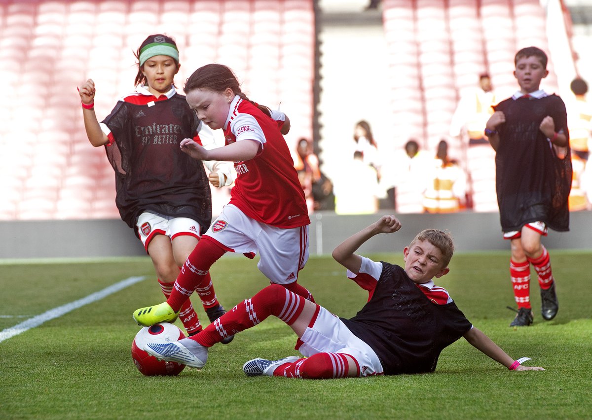 JuniorGunners's tweet photo. Take a look at some of our favourite photos from yesterday's Play On The Pitch event ❤️ https://t.co/E39Xtz1jh7