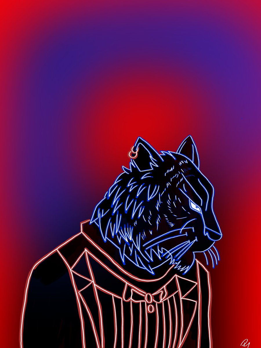 I present you this Neon Panther, it's available on Raribnle today and will be available at a lower price next week when it's officially launched.
All those who buy an nft before the official release Wednesday June 1 will receive an Nft collector!!