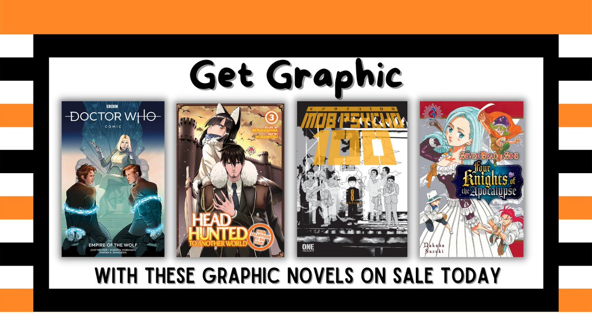 PRHgetsgraphic's tweet photo. These comics and graphic novels are out today (5/24)! 
Visit https://t.co/iE3bBQRKJi to learn more! #comics #comicbooks #graphicnovel #manga https://t.co/ZhvoMhdjSF