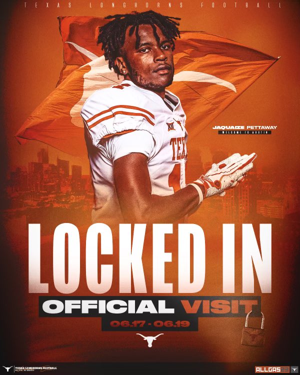 JAQUAIZE4's tweet photo. Lock in the dates!!!🤘🏾@BrennanMarion4 @CoachSark @TexasFootball https://t.co/MJlhX7SEUq