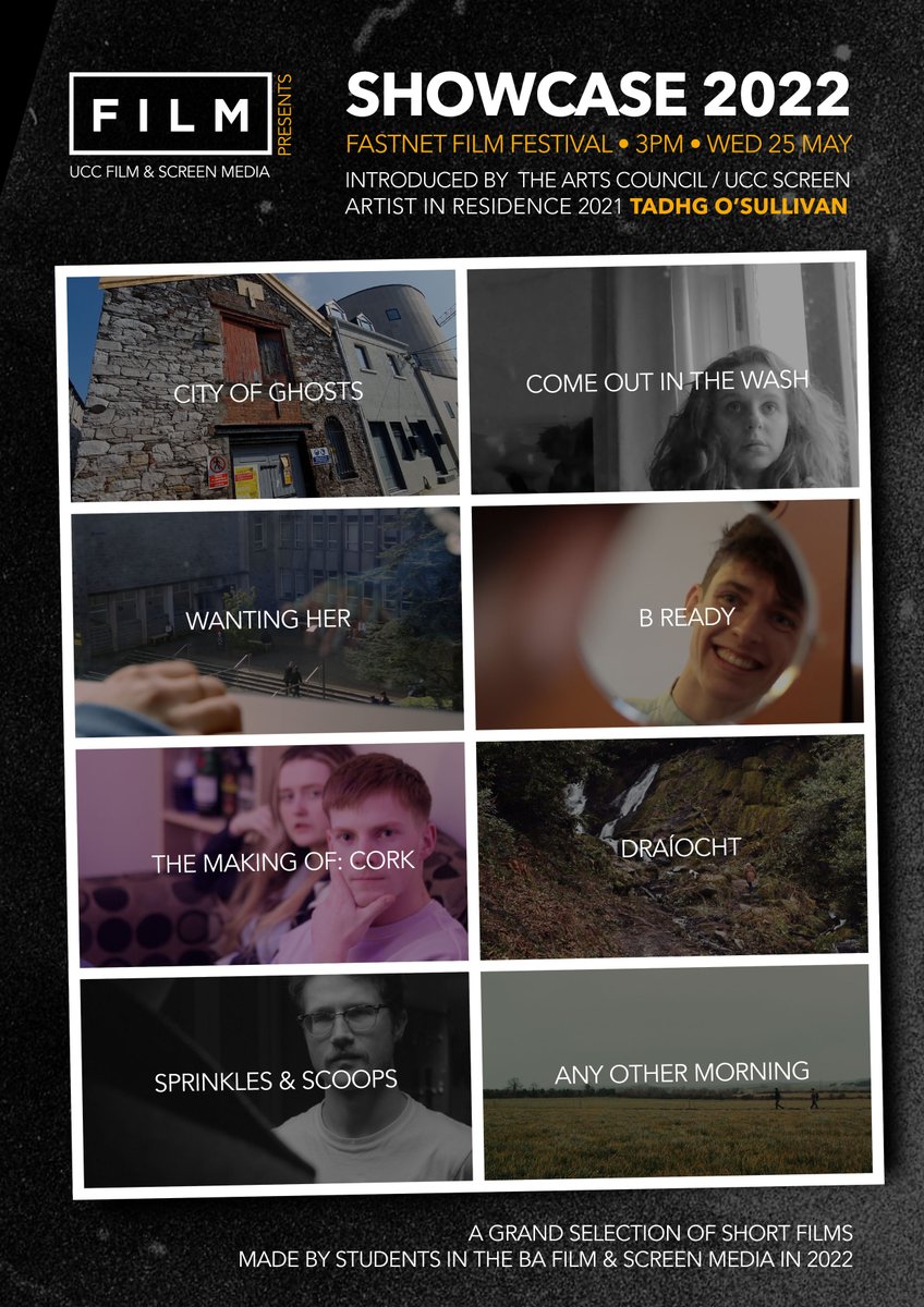Can't wait for <a href="/FastnetFilmFest/">Fastnet Film Festival</a> this week - the eerily talented students of <a href="/uccfilmstudies/">Film&Screen MediaUCC</a> have their showcase on Wednesday, and my short doc "Seanie Barron: Only in Askeaton" made with <a href="/ACA_Askeaton/">ACA Contemporary Art</a> is showing on Wednesday, Thursday &amp; Saturday wheee!