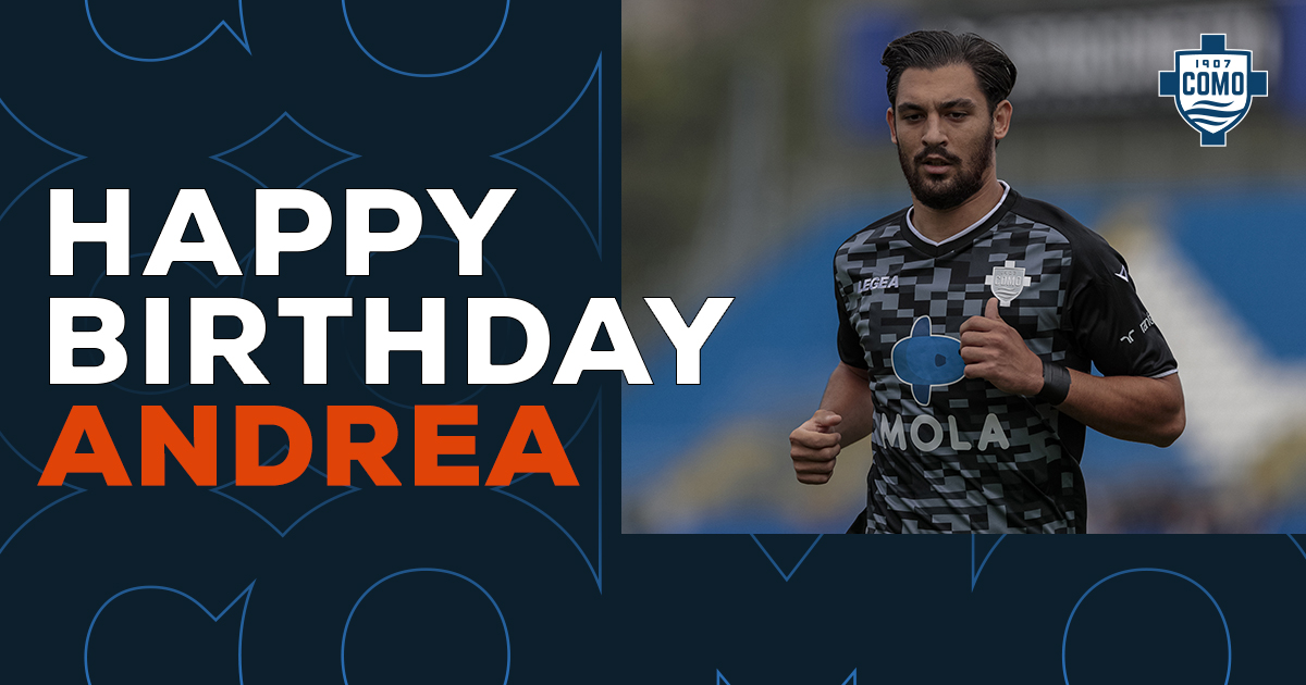 Como_1907's tweet photo. Happy Birthday Cagnano 🥳🥳🥳
#ComoBirthday #LetitB https://t.co/mhUn09O2eI