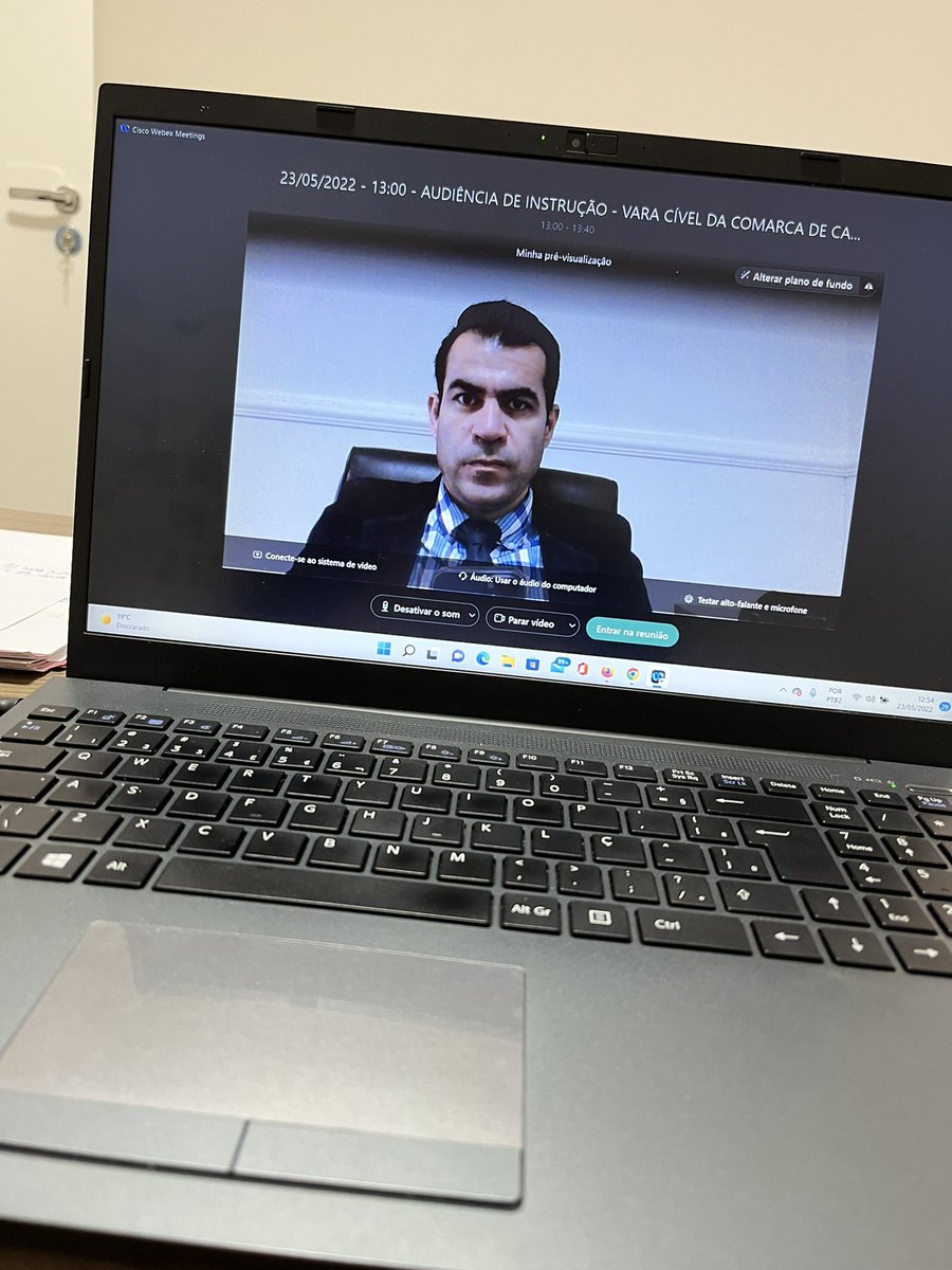 MuriloAdv's tweet photo. Começando a tarde de audiências virtuais. https://t.co/ypKdGer3Kq