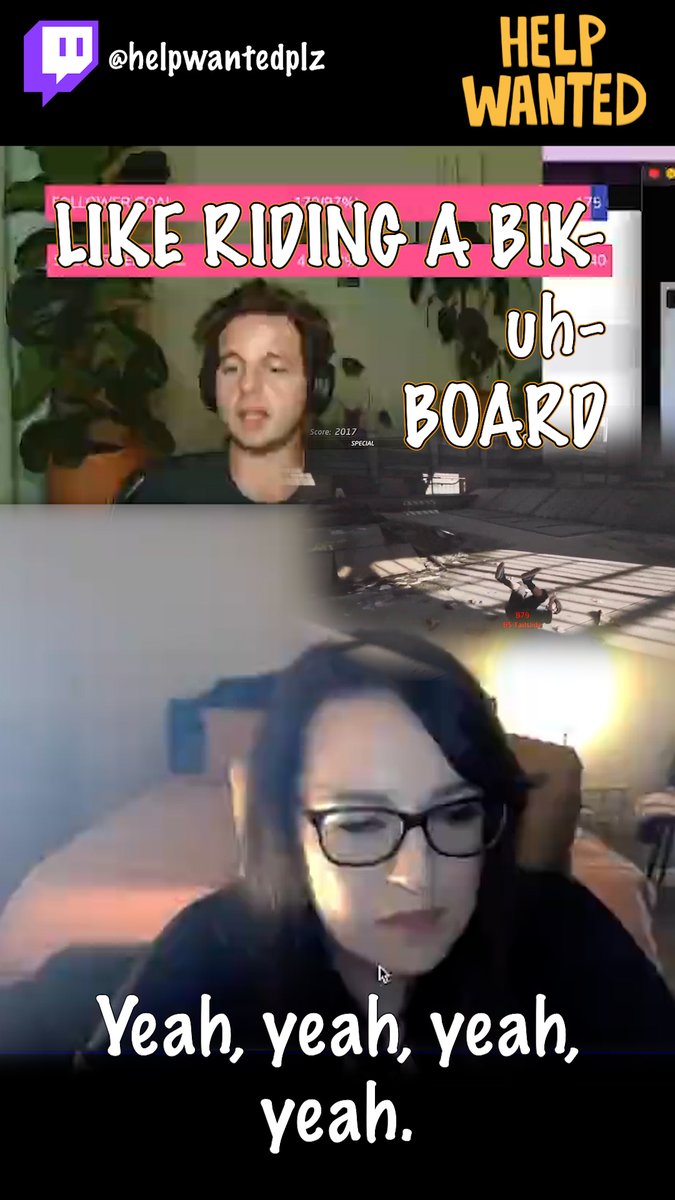 helpwantedshow's tweet photo. Alex and Tiff (@its_me_your_mom) reminisce about playing the original Tony Hawk @TonyHawkTheGame

#thps #oldschoolgames #gamers #gaming #oldschoolcool https://t.co/Dhr0lFGESn