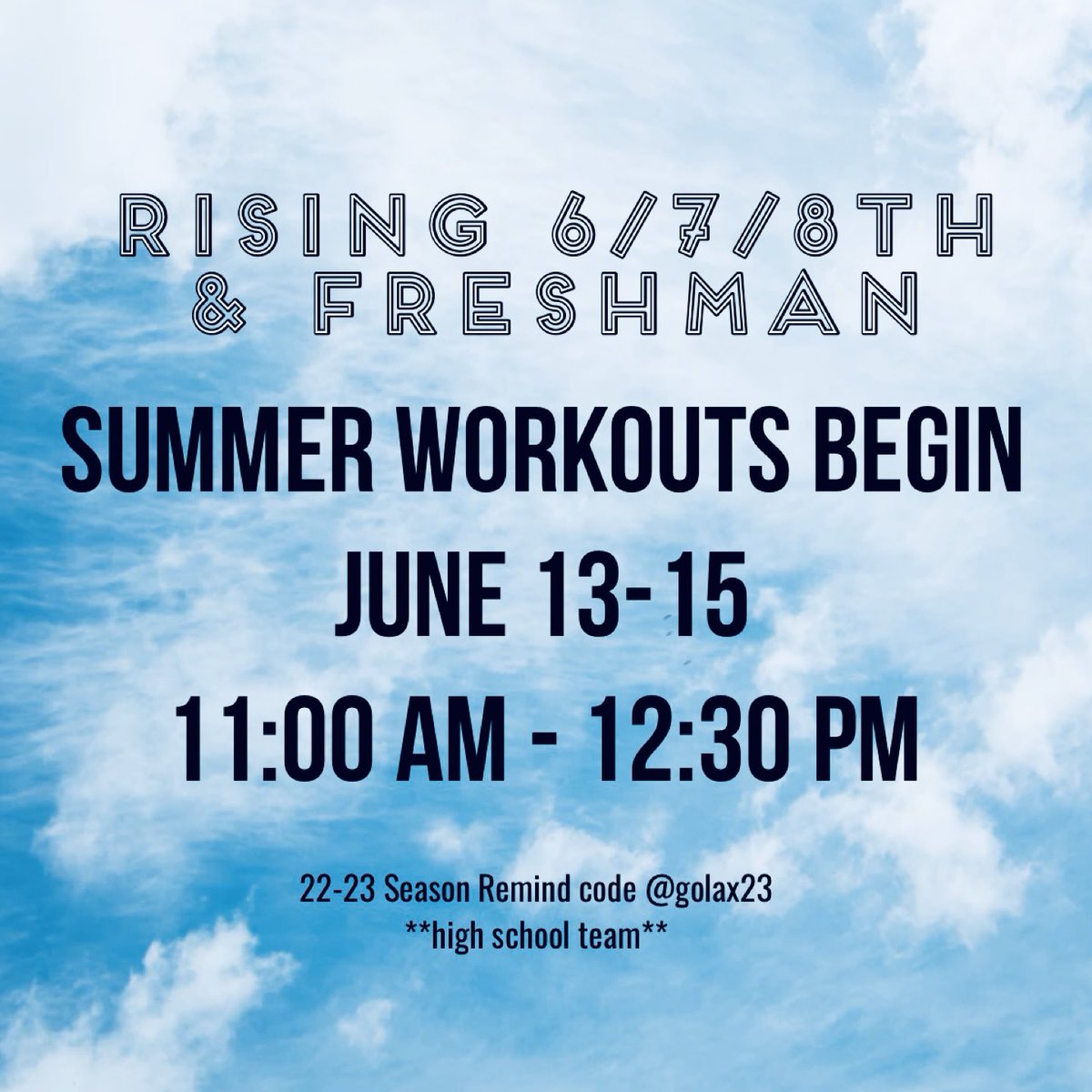 GOLadyLax's tweet photo. Unfortunately the GlenOak Lady Eagles Lacrosse Camp has been canceled this year. 

But plan to come out and work with the staff and team starting the week of June 13 on the practice turf field! If you are a rising freshman make sure to also join the 2023 Season Remind. https://t.co/72z0BYqhf0