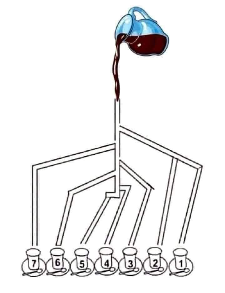 ZEKÂ TESTİ❗
Ilk önce hangi bardak dolar? 🤔