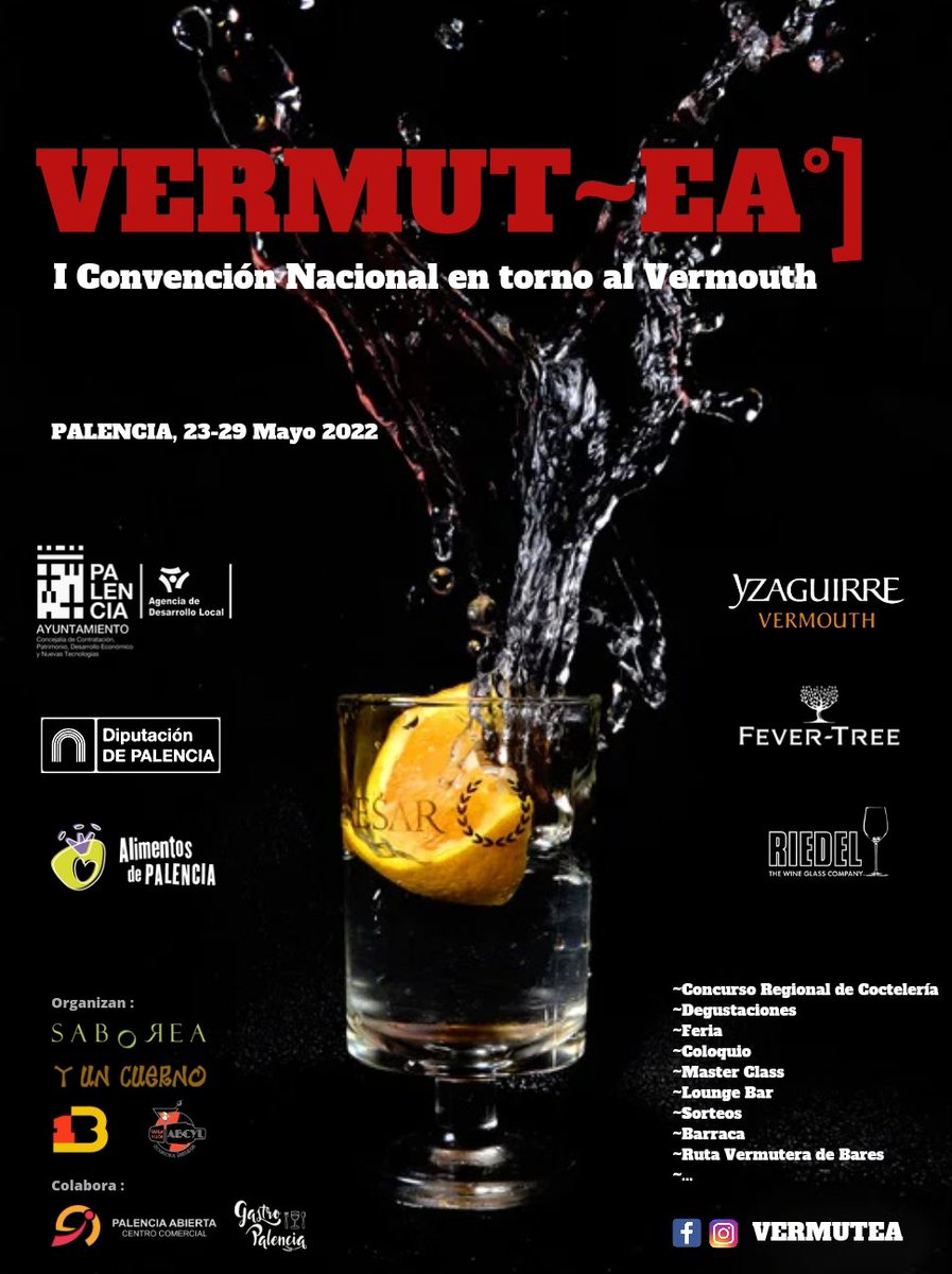 #Vermutea
I Convención Nacional en torno al #vermouth
23-19 de mayo 2022