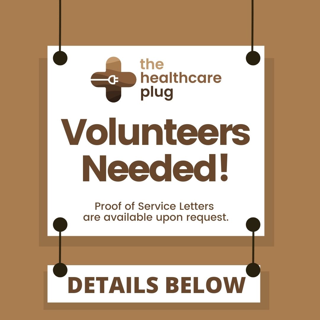 **VOLUNTEERS NEEDED**

Ready to be apart of what we do? 

Here's how you can:
1. Complete the Volunteer Form: forms.gle/ATXMcibteSh7bG…

2. Submit it! (It's that easy.)

We can't wait to welcome you! 🥳
#TheHealthcarePlug