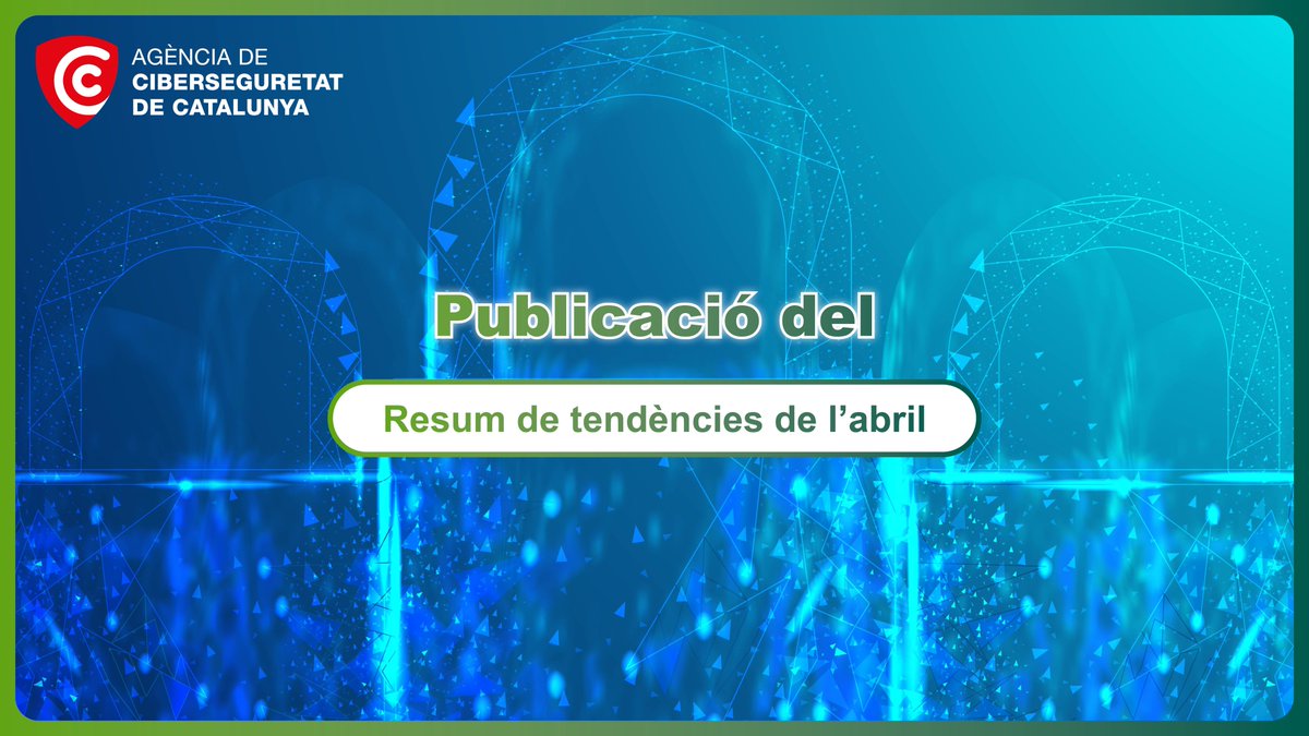 ciberseguracat's tweet photo. 📢Publiquem el resum de tendències de ciberseguretat de l’abril amb aquests titulars:
💥Una guerra d’atacs de DDoS.
💸El ransomware es manté actiu durant el conflicte entre Rússia i Ucraïna.
🔎L’ús dels programaris espia per part dels estats es dispara.
➡https://t.co/0Pl6YjmIKW https://t.co/rr8VpY4Vkv