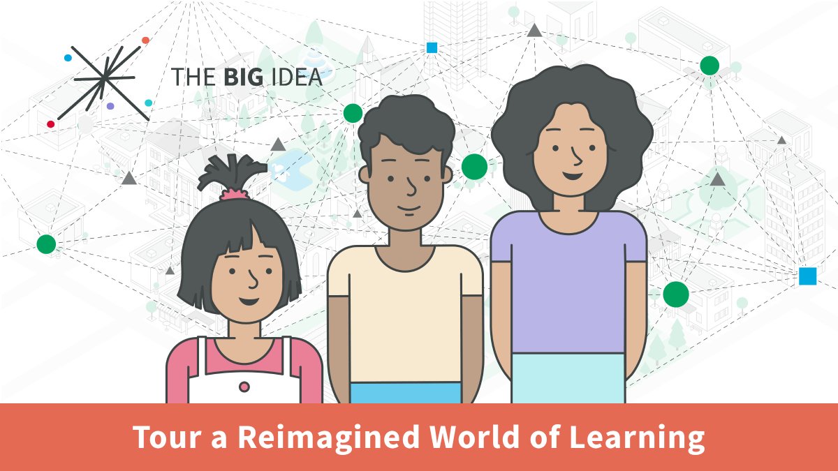 ChristensenInst's tweet photo. Through engaging videos and inspiring stories @EdReimagined imagines a world of community-based ecosystems of learning—The Big Idea. Use these tools to inspire your conversations about creating an ecosystem of learning in your community. #TheBigIdea https://t.co/tQLtT7QDPv https://t.co/BmvTJi5wL1