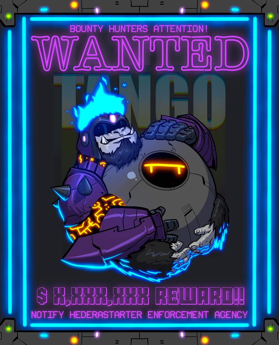 Tangent_Finance's tweet photo. #HBARbarians there have been reported sightings of Tango sporting his favorite toy

@cyberhederanft did us a favor and created a #NFT photo robot  of him playing

Hey @HederaStarter what do you think, can we arrange a #NFTGiveaway once this saga is over and Tango is back home? https://t.co/dH8MbcFVrq