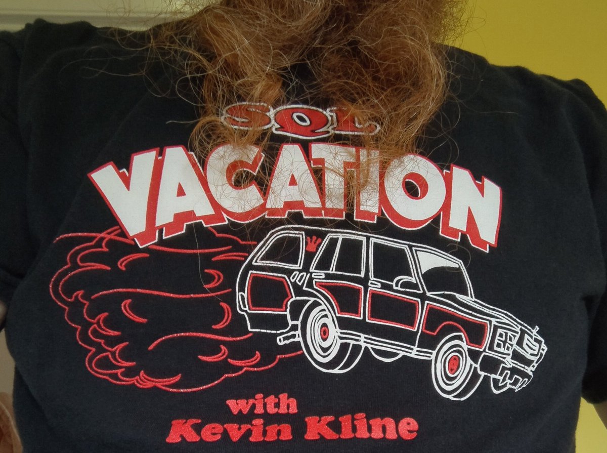 KoprowskiT's tweet photo. As mentioned on different, #NDA chat, here is my today's t-shirt... Someone apart of @kekline still remember #sqlvacation?
#sqlfamily #dataplatform #community https://t.co/Zr2Jz783VE