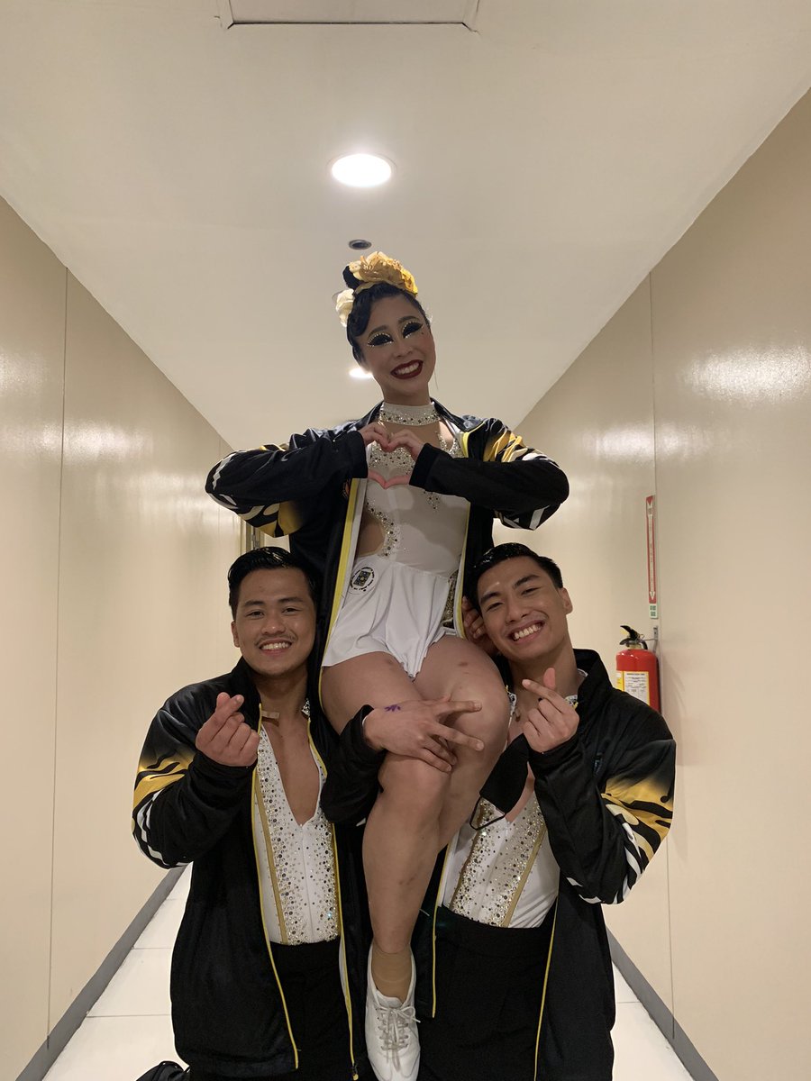 ErinEvg's tweet photo. shoutout to my bases &amp; top flyer 🤩 ty for putting up with me this whole season, ily goiz 🥺🫶🏻

#KayaLatinTo 
#UAAPCDC2022 https://t.co/Pjo6OoZMYW