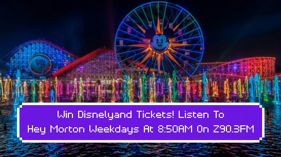 Tomorrow at 8:50am we'll hook someone up with 4 tickets to #DISNEYLAND. 

Hope it's you! Listen to Hey Morton and don't miss out. https://t.co/VVx45rHAPZ