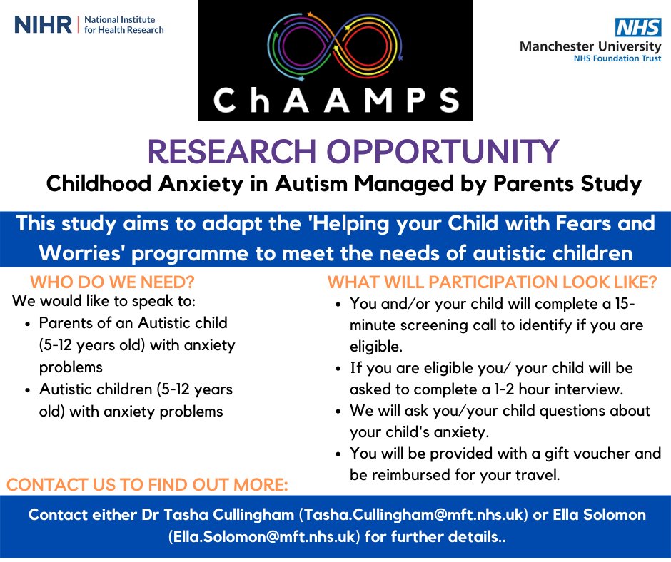 Parents of autistic children with anxiety, please consider getting involved