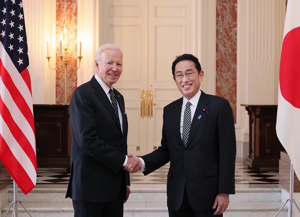 PM's Office of Japan on Twitter: "PM Kishida: I welcome President Biden's visit to #Japan as it is a demonstration of the United States' strong commitment to the Indo-Pacific. As the post-Cold