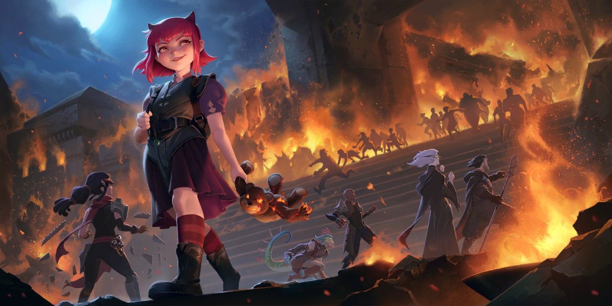 NeverOutOfGames's tweet photo. Annie Is a Noxus Champion for Legends of #Runterra’s #Worldwalker Expansion https://t.co/GrJ3U6cJVm https://t.co/TMsxmaGbbN