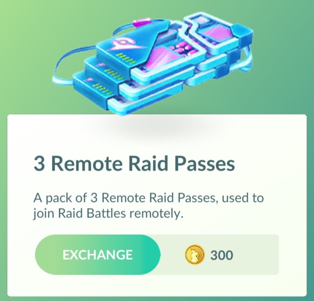 RustyCross_Go's tweet photo. 2 #RemoteRaidPasses for 250 in Pokecoins? Who needs that additional regular pass? I'd rather buy the 3 for 300... Wait... 300? That's not even a discount! What's the point? @NianticLabs @NianticHelp
#PokemonGOraid #pokemongo #RustyCross https://t.co/0saJvJLiSB