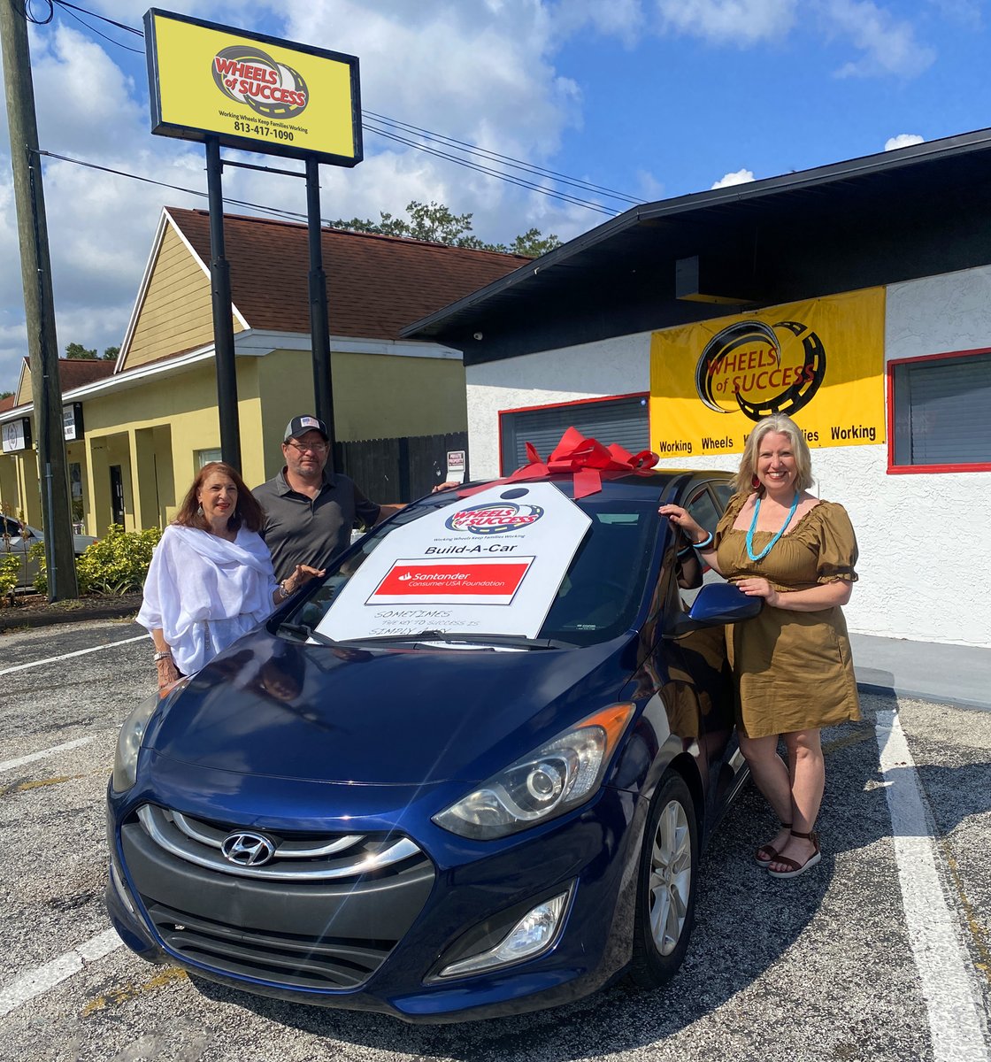 WheelsOfSuccess's tweet photo. This is the first car to be going out to a caregiver through the funding of @Santander Consumer USA’s presenting sponsorship of our wine pairing event at The Battery at Sparkman Wharf.
#SantanderConsumerUSA #charity #sponsorship #success #charityprograms https://t.co/4P15sjPGk0