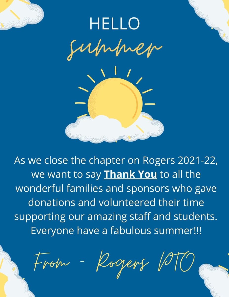 Prosper Rogers Middle School PTO tweet media