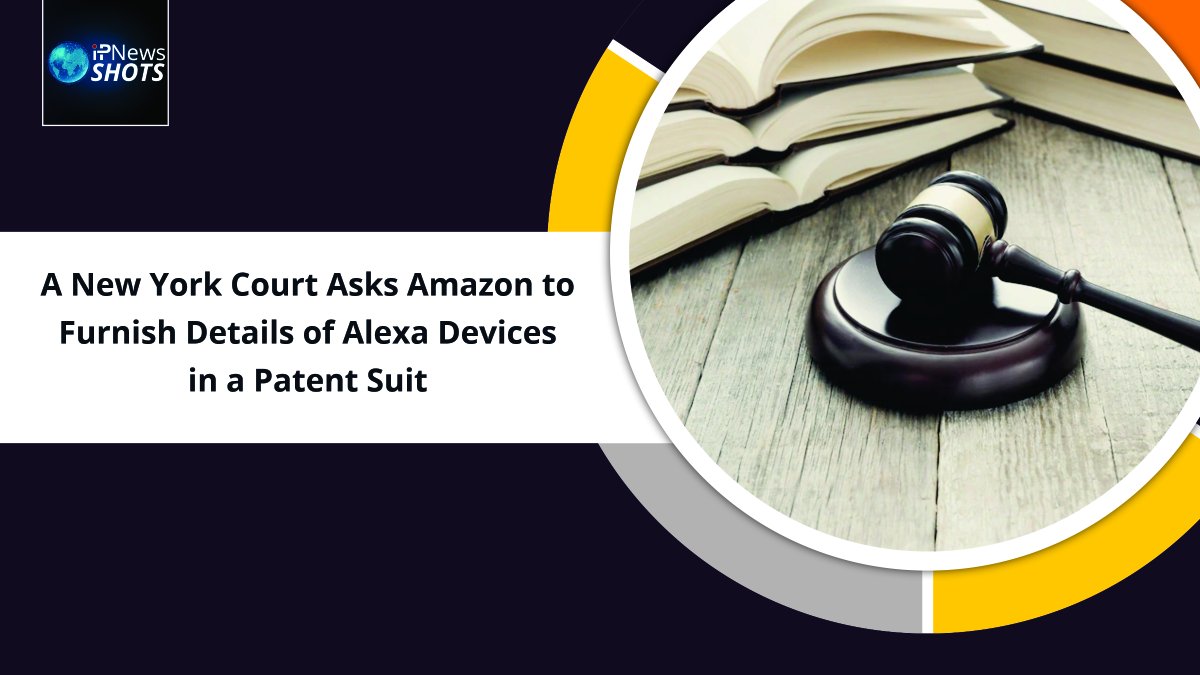 IPShots's tweet photo. #IPNewsShots 

@amazon had been asked by a New York Court to provide certain discovery, including through deposition, related to a wide range of Alexa-enabled devices. Rensselaer Polytechnic Institute has accused Amazon of infringement.

Visit: https://t.co/vX2rbJDWYW https://t.co/LnKFveQktz