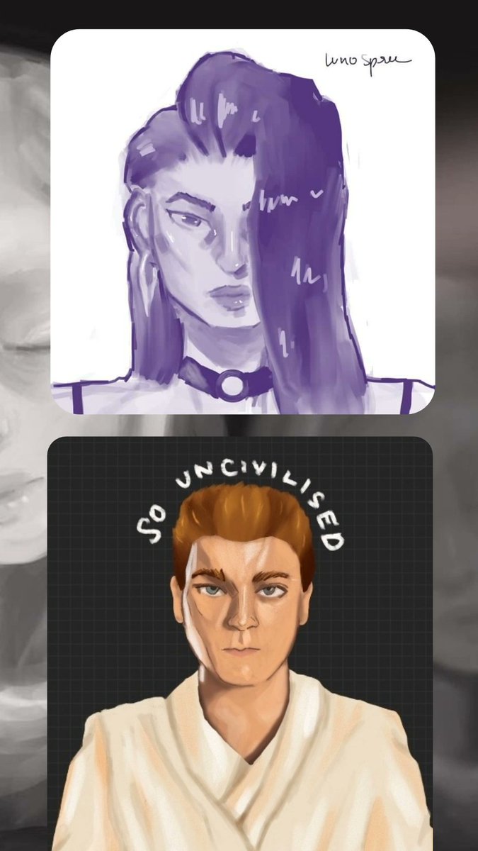 Lunocomm's tweet photo. @FusingHelium3 Something like this? 
Idk these are just some semi realistic works of mine? I can draw more realistic than this if that's what you are looking for https://t.co/XziQVqZtGH