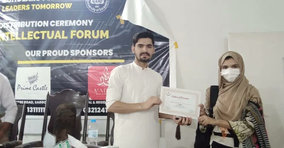 dpir_if's tweet photo. DPIR Intellectual forum has successfully arranged a ceremony to acknowledge the efforts of students and appreciate their passion and hard work. President of @dpir_if  Mr @WazirAtta10 awarded the participants of Essay Writing Competition with appreciation certificated. https://t.co/4srZpv35ze